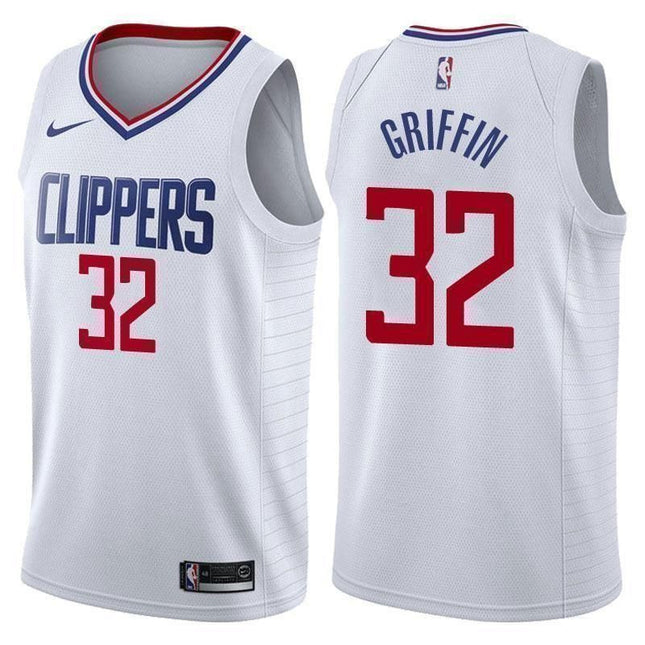 Los Angeles Clippers #32 Blake Griffin Association White Swingman Jersey