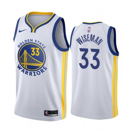James Wiseman Golden State Warriors 2020-21 Association White Swingman Jersey
