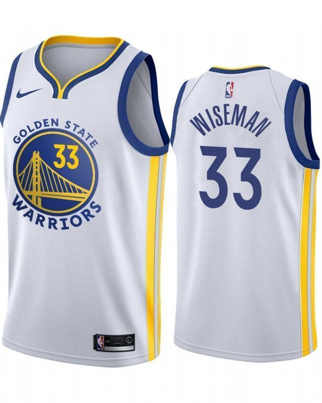 James Wiseman Golden State Warriors 2020-21 Association White Swingman Jersey