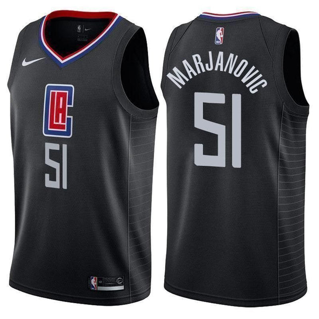 Los Angeles Clippers #51 Boban Marjanovic Statement Black Swingman Jersey