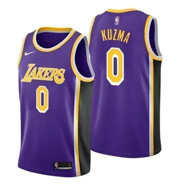 Los Angeles Lakers #0 Kyle Kuzma Statement Purple Swingman Jersey