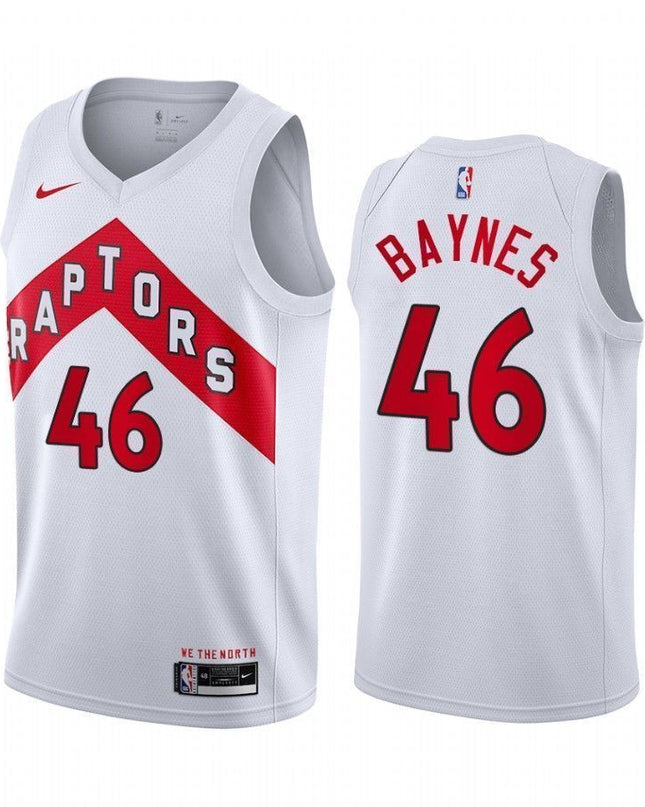 Aaron Baynes Toronto Raptors 2020-21 Association White Swingman Jersey