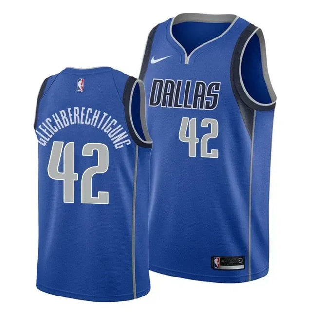 Maxi Kleber Gleichberechtigung Dallas Mavericks Social Justice Icon Blue Swingman Jersey