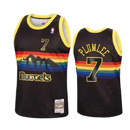 Mason Plumlee Denver Nuggets Reload Hardwood Classics Black Swingman Jersey