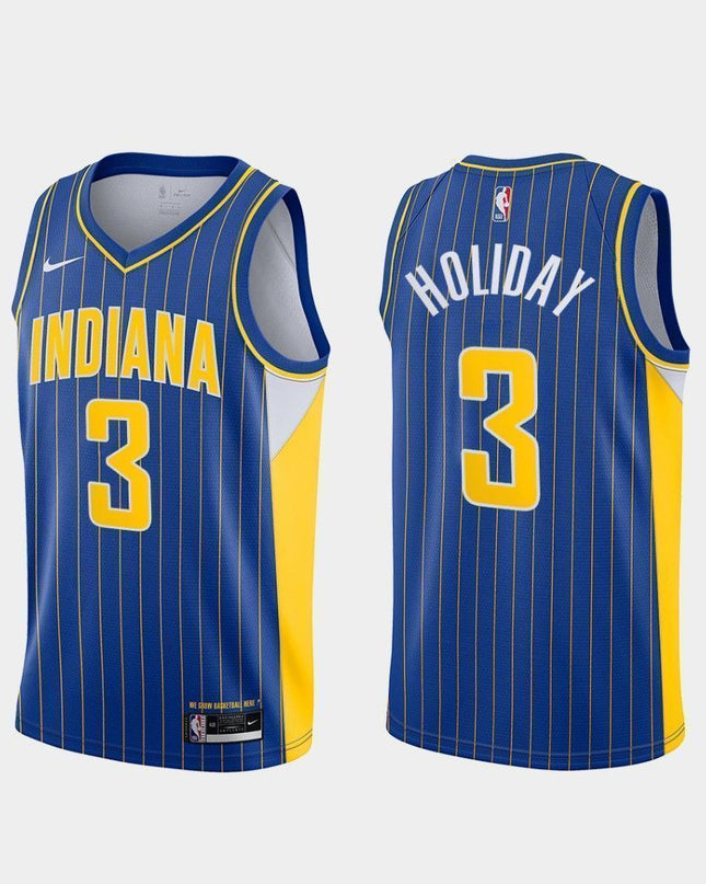 Aaron Holiday Indiana Pacers 2020-21 City Blue Swingman Jersey