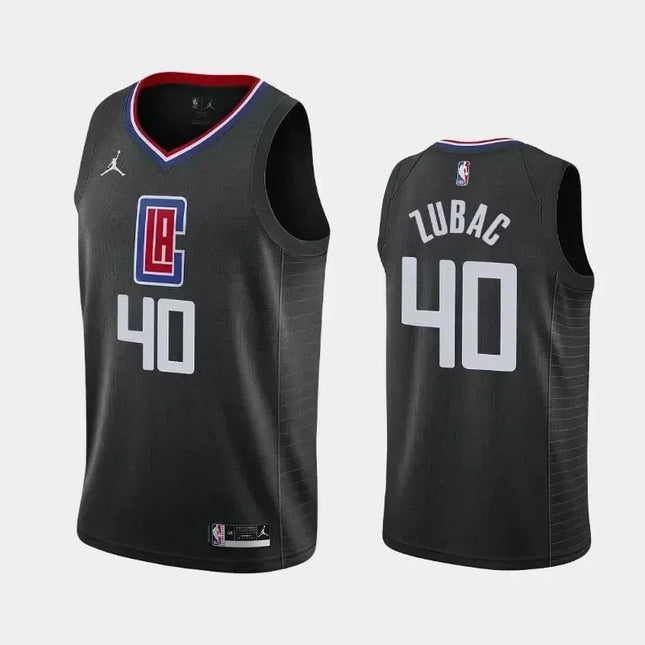 Ivica Zubac Los Angeles Clippers 2020-21 Statement Black Swingman Jersey