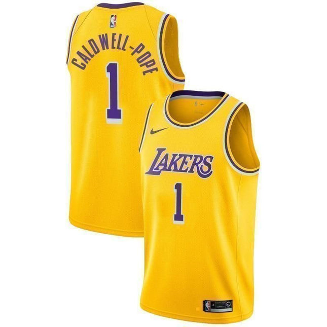 Los Angeles Lakers #1 Kentavious Caldwell-Pope Icon Gold Swingman Jersey