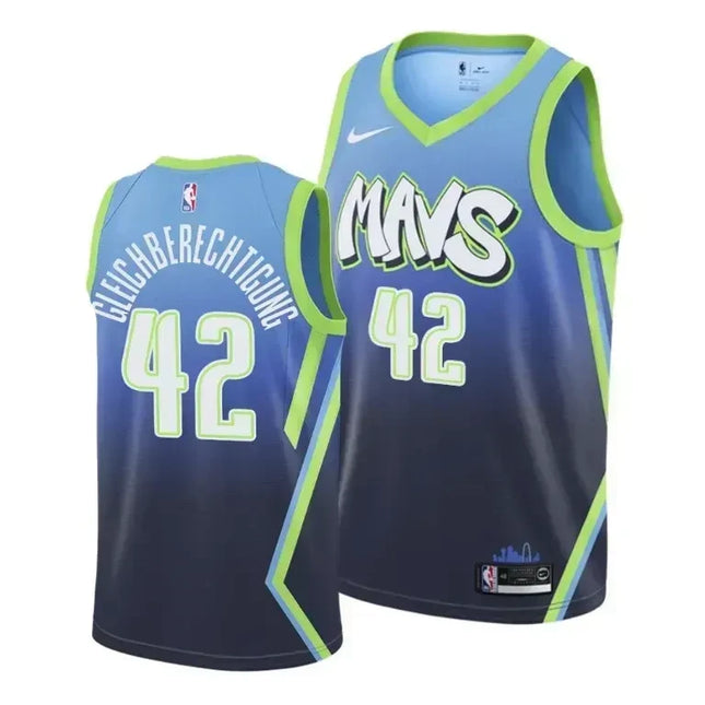 Maxi Kleber Gleichberechtigung Dallas Mavericks Social Justice City Blue Swingman Jersey
