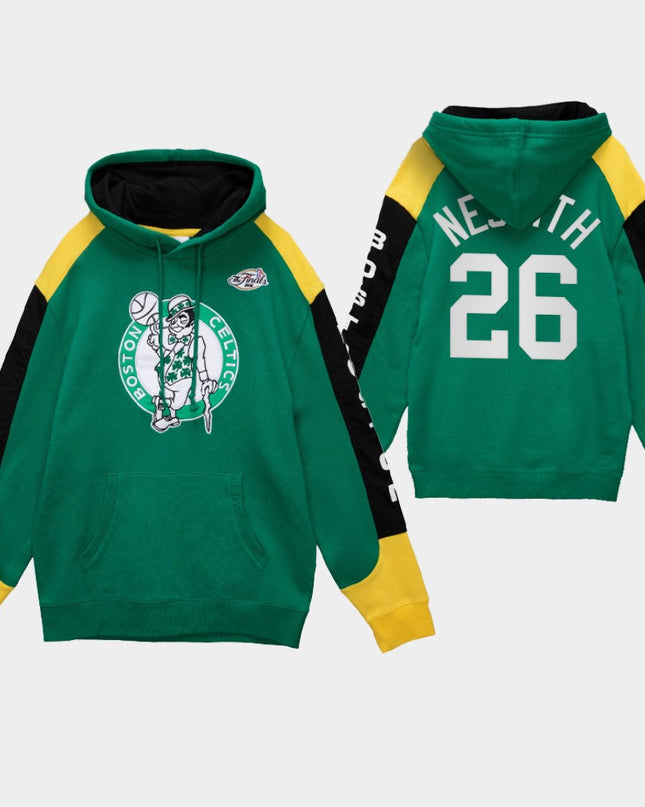 Aaron Nesmith Boston Celtics Hardwood Classic Fusion Fleece Pullover Hoodie
