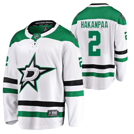 Jani Hakanpaa Dallas Stars Away White Player Swingman Jersey