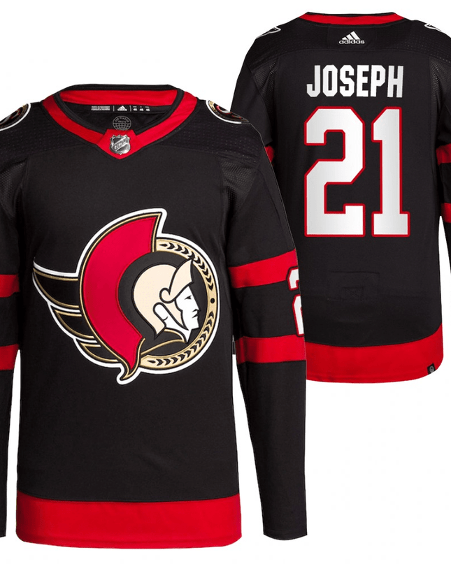 Mathieu Joseph Ottawa Senators Home Black Player Swingman Jersey