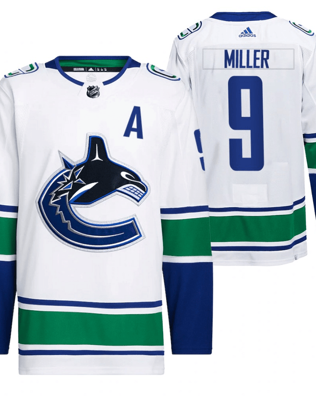 J.T. Miller Vancouver Canucks Away White Player Swingman Jersey