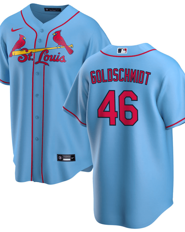 Paul Goldschmidt St. Louis Cardinals Alternate Blue Baseball Player Jersey