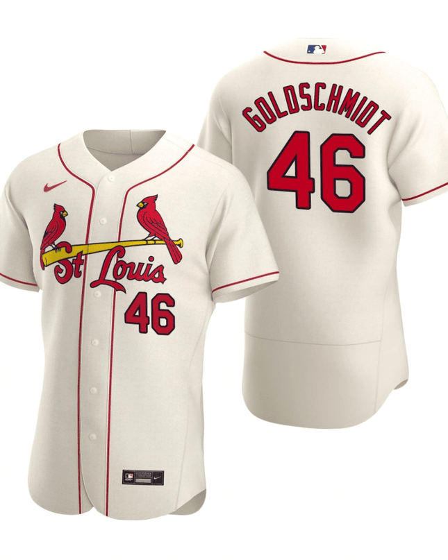Paul Goldschmidt St. Louis Cardinals Alternate Cream Baseball Player Jersey