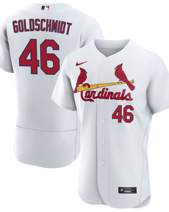 Paul Goldschmidt St. Louis Cardinals Home White Baseball Player Jersey