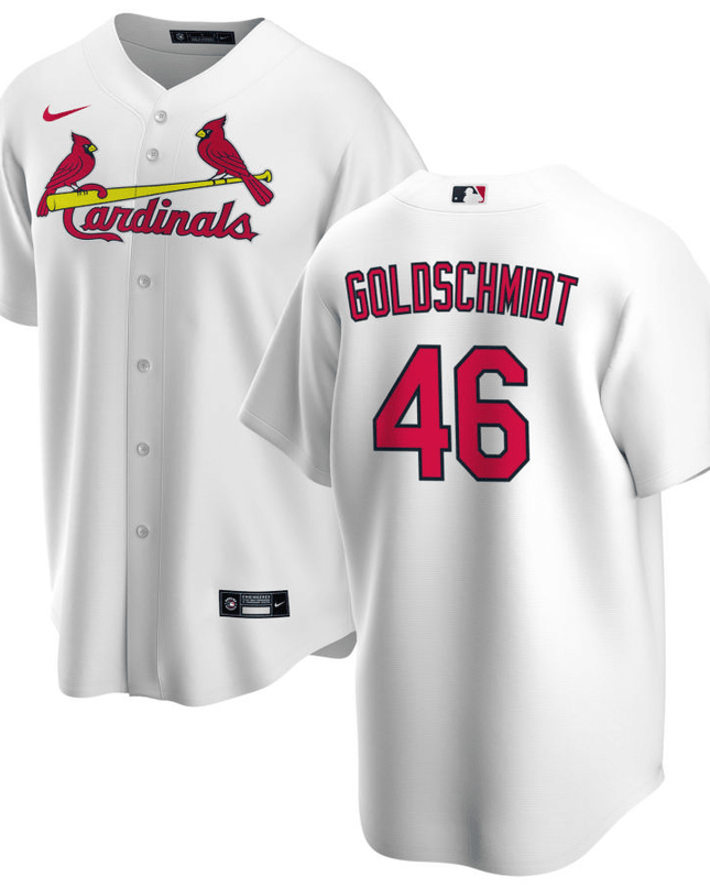 Paul Goldschmidt St. Louis Cardinals Home White Baseball Player Jersey