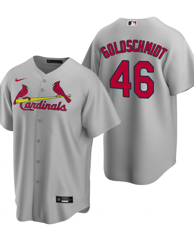 Paul Goldschmidt St. Louis Cardinals Road Gray Baseball Player Jersey