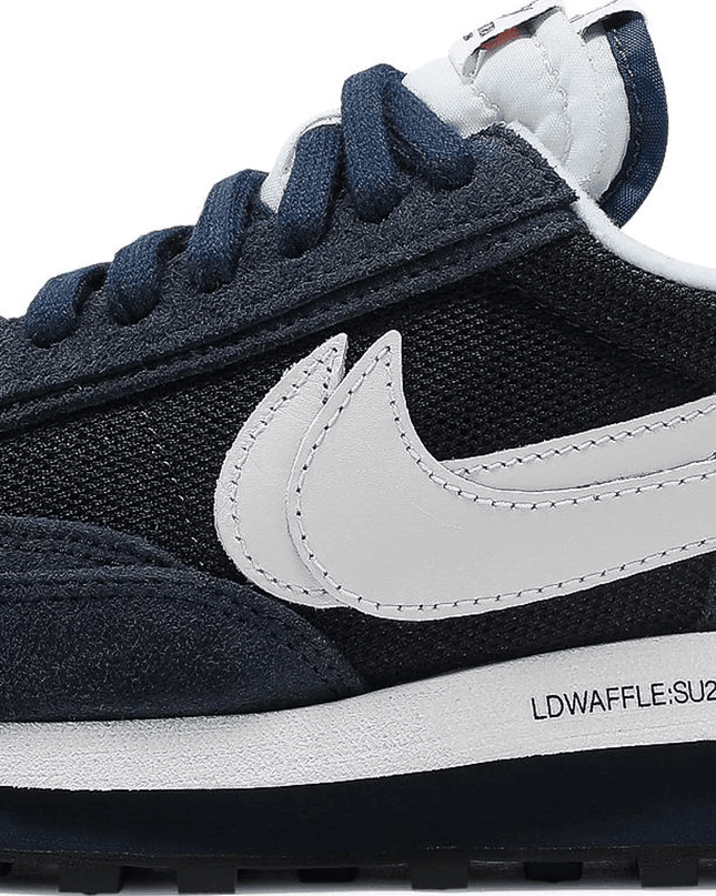 Men's Sacai x VaporWaffle x Fragment Design LDV Blackened Blue Shoes