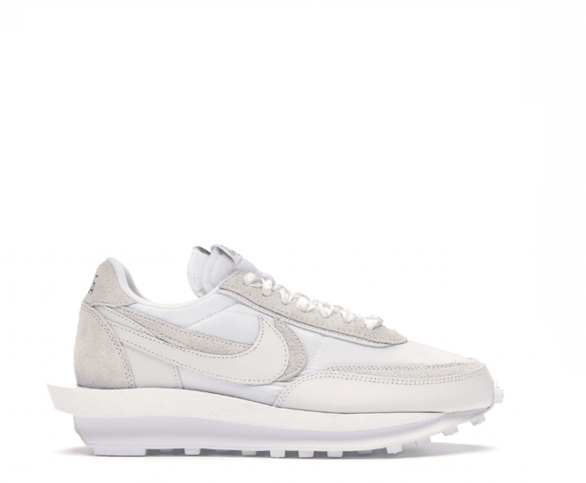 Men's Sacai x VaporWaffle LD Triple White Shoes