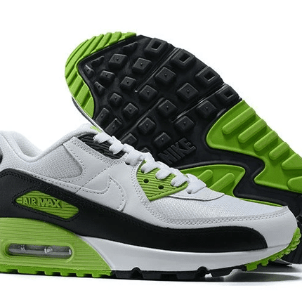 Men's Air Max 90 White Dark Green Shoes