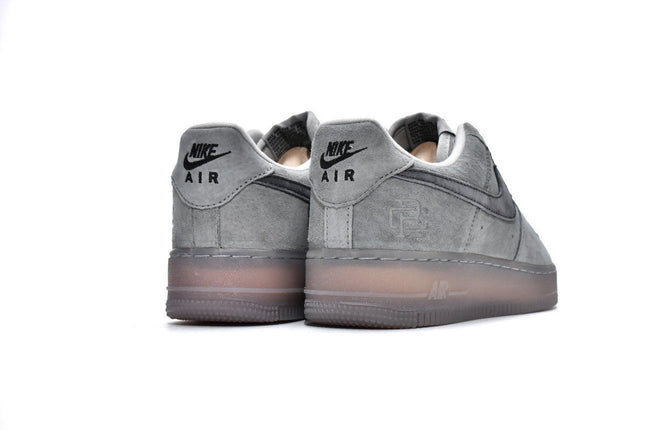 Men's Reigning Champ x Air Force 1 Low Suede Light Grey Shoes