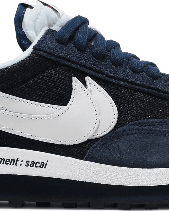 Men's Sacai x VaporWaffle x Fragment Design LDV Blackened Blue Shoes
