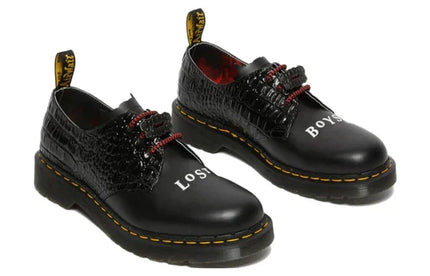 Boys Leather Oxford Black Shoes