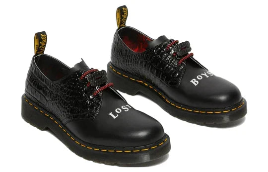 Boys Leather Oxford Black Shoes