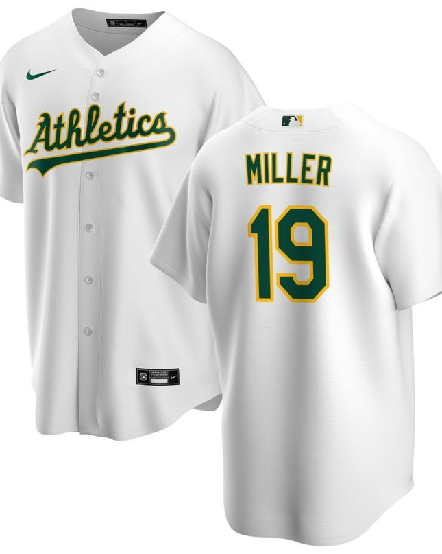 Mason Miller Oakland Athletics 2024 Home Replica White Jersey