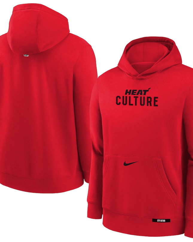 Miami Heat 2024-2025 City Edition Club Pullover Hoodie
