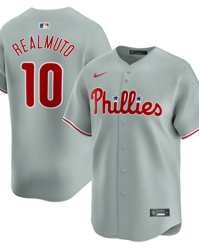 J.T. Realmuto Philadelphia Phillies 2024-2025 Away Limited Player Gray Jersey