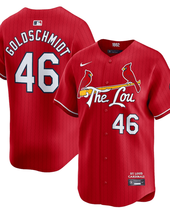 Paul Goldschmidt St. Louis Cardinals Nike 2024 City Connect Limited Player Red Jersey