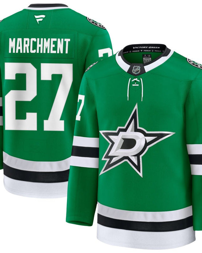Mason Marchment Dallas Stars 2025 Home Premium Kelly Green Jersey