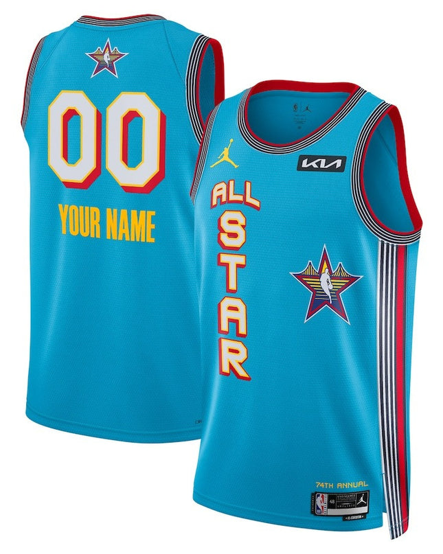 2025 NBA All-Star Game Swingman Pick-A-Player Light Blue Jersey