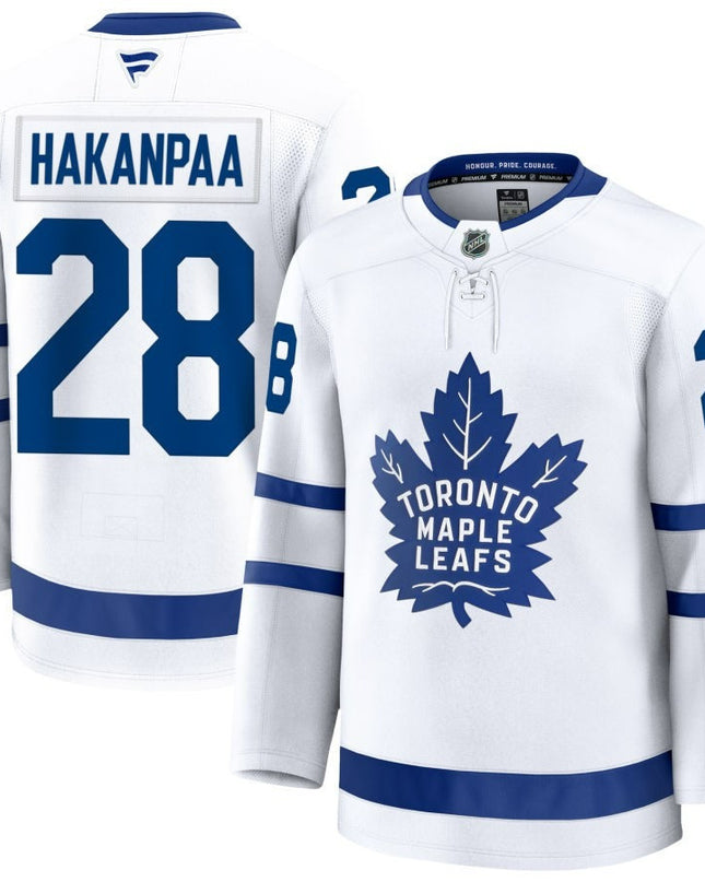 Jani Hakanpaa Toronto Maple Leafs 2025 Away Premium White Jersey