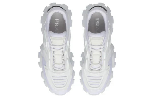 Men's PRADA Cloudbust Thunder Sneakers In White