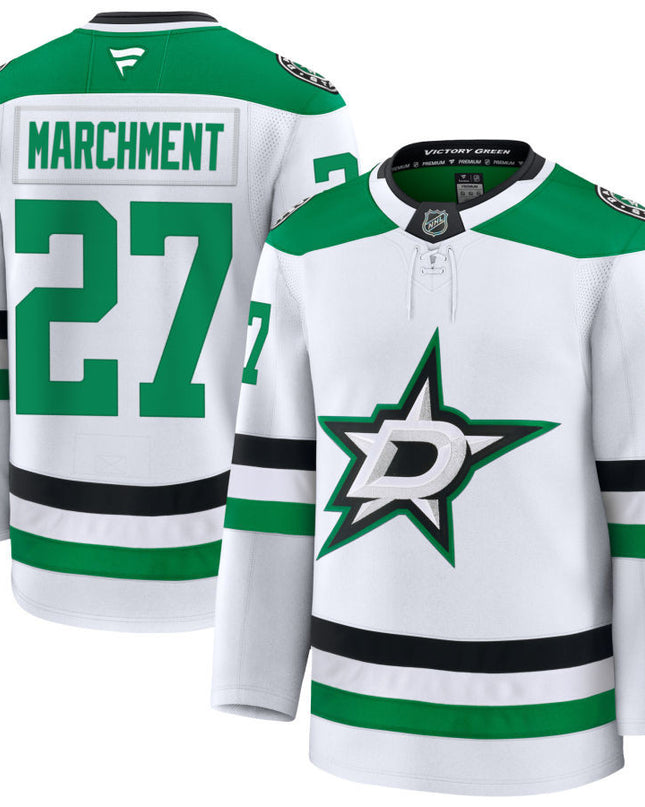 Mason Marchment Dallas Stars 2025 Away Premium Jersey - White