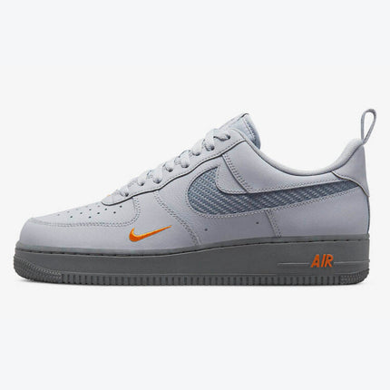 Men's Nike Air Force 1 Low 'Orange And Grey' Shoes