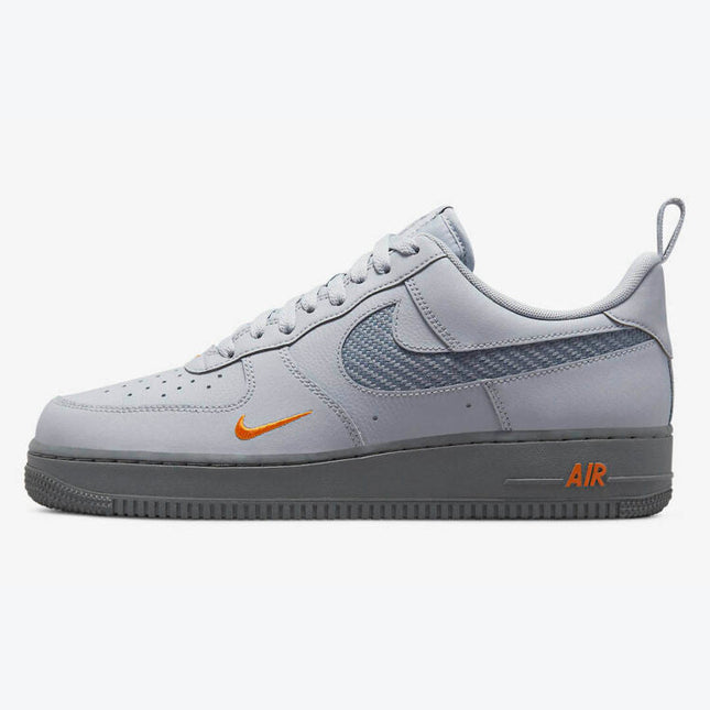 Men's Nike Air Force 1 Low 'Orange And Grey' Shoes