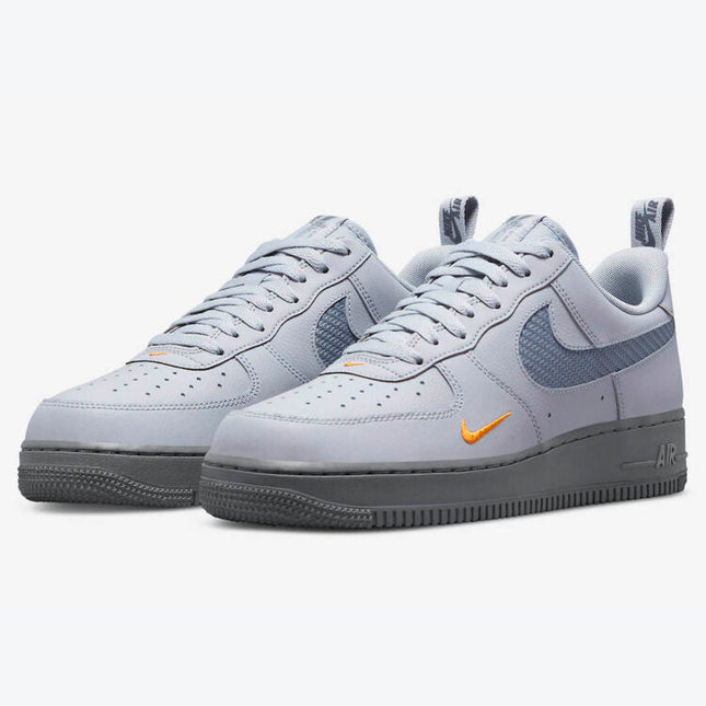 Men's Nike Air Force 1 Low 'Orange And Grey' Shoes