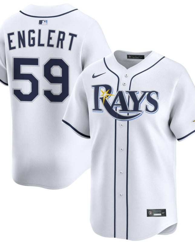 Mason Englert Tampa Bay Rays Home Limited Jersey - White
