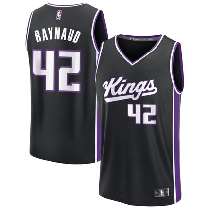 Maxime Raynaud Sacramento Kings 2025 Icon Edition Fast Break Jersey - Black