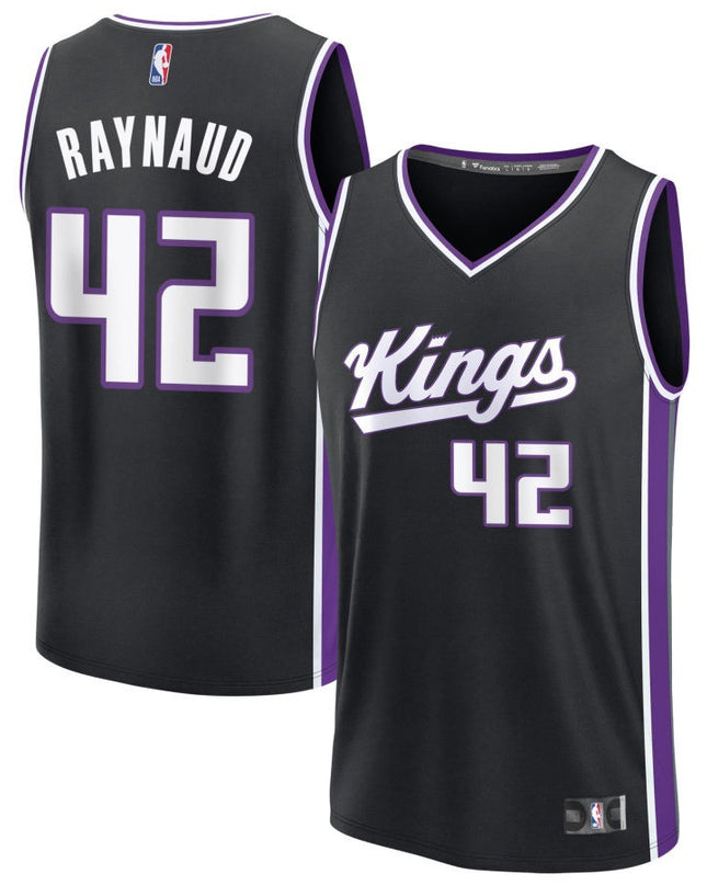 Maxime Raynaud Sacramento Kings 2025 Icon Edition Fast Break Jersey - Black