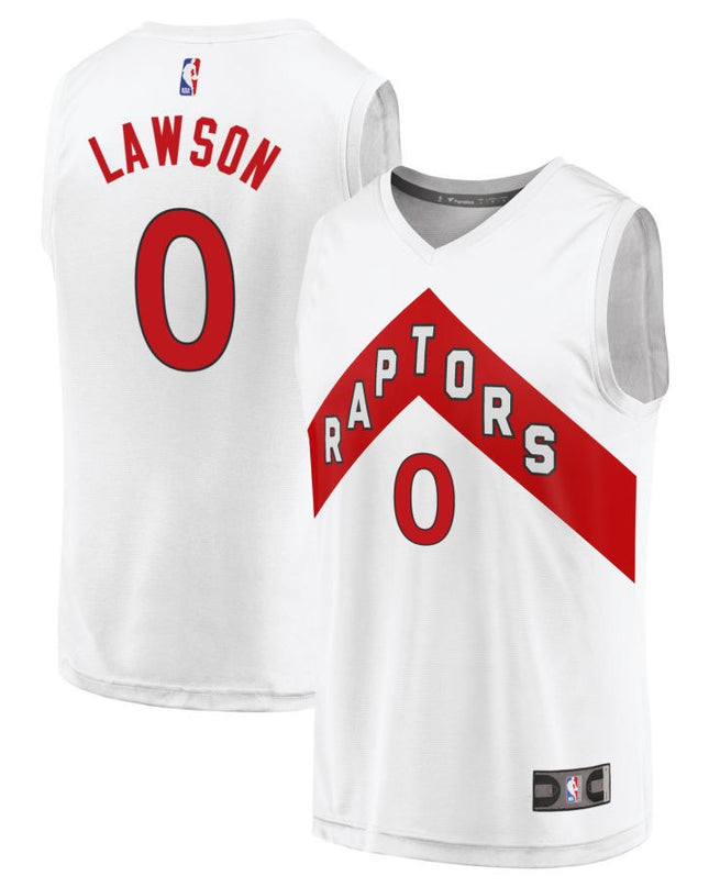 A.J. Lawson Toronto Raptors 2025 Association Edition Fast Break Jersey - White