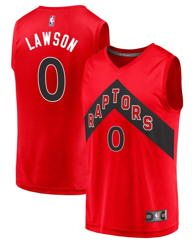 A.J. Lawson Toronto Raptors 2025 Icon Edition Fast Break Jersey - Red