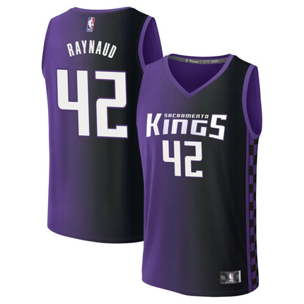 Maxime Raynaud Sacramento Kings 2025 Statement Edition Fast Break Jersey - Purple