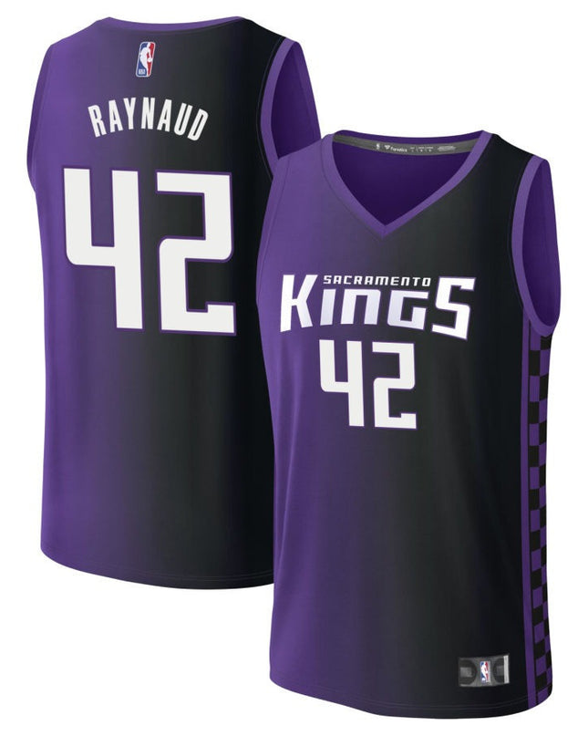 Maxime Raynaud Sacramento Kings 2025 Statement Edition Fast Break Jersey - Purple
