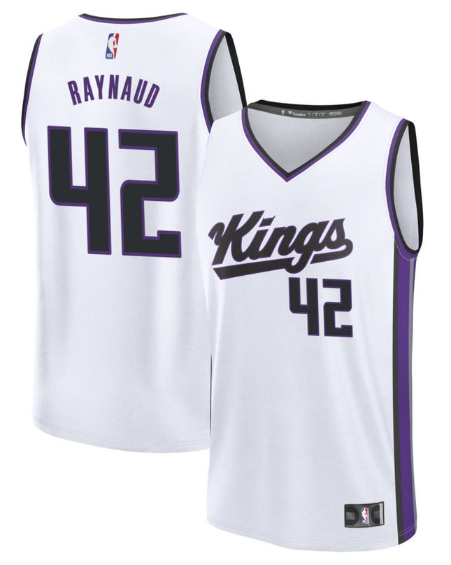 Maxime Raynaud Sacramento Kings 2025 Fast Break Association Edition Jersey - White