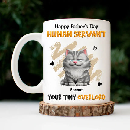 3D Effect Human Servant Your Tiny Overlord - Personalized Mug