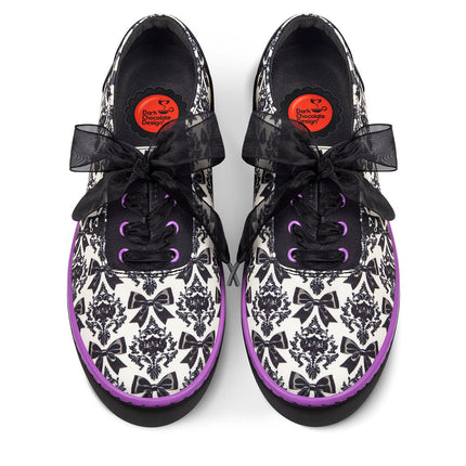 Bowtique Noir Women's Casual Sneakers